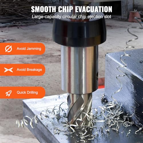 Vevor ANNULAR CUTTER 3 Cutter Set, 6 Pcs Weldon Shank Mag Drill Bits thumb #3