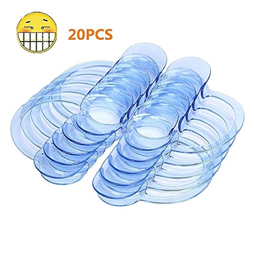 OutTop 20pcs S Size C-Shape Blue Intraoral Cheek Lip Retractor Mouth Opener Dental Tools
