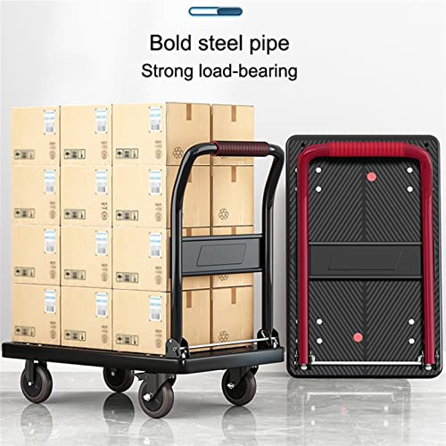 Chariot d'entrepôt pliable pour transport de colis lourds