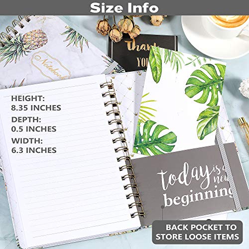 Ruled-NotebookJournal-Lined-Journal-with-Hardcover-835-x-63-College-Ruled-Spiral-NotebookJournal-Back-Pocket-Strong-Twin-Wire-Binding-with-Premium-Paper-Home-Office