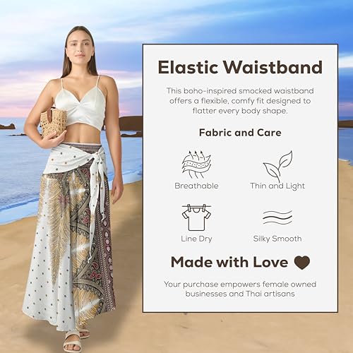 Image of Joob Joob Long Boho Skirts for Women - Bohemian Hippie Maxi Summer Skirt