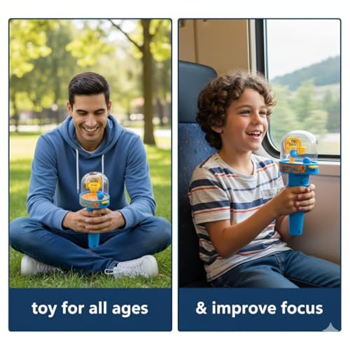 Image of Mini Finger Basketball Shooting Game for Kids with Lights & Music | Handheld Fingertip Basketball Toy | Portable Travel Game for Boys & Girls | Indoor Tabletop Game