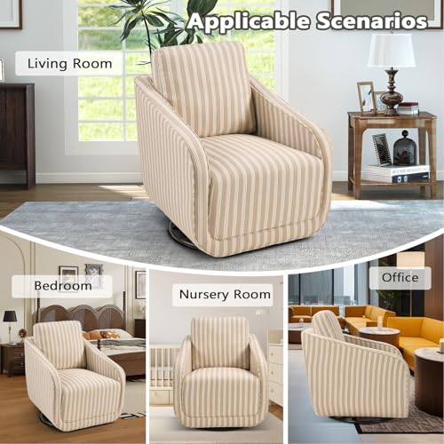 Sillón Plegable Ergonómico Rayas Marrón miniatura 7