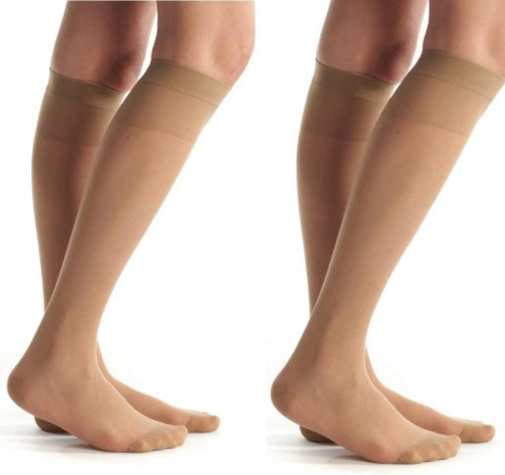 Bas Nylon Mousse Balastic 20 Doré Doré - Vintage, Sans Couture, Taille 2