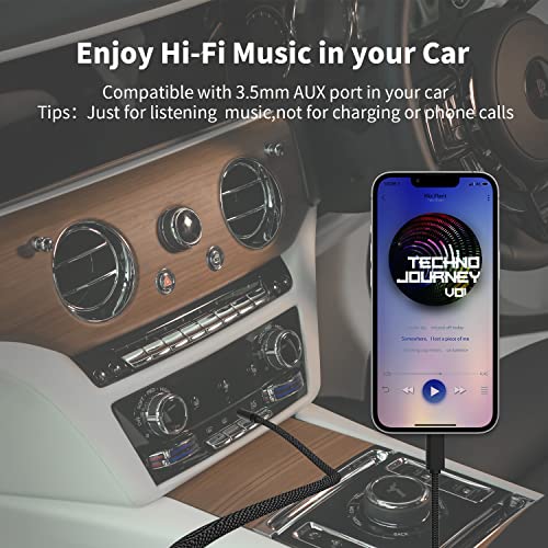 Image of Aux Cord for iPhone, [Apple Mfi Certified] iPhone Headphones Jack iPhone to car 3.5mm Stereo Cord, Lightning to aux Adapter Compatible with iPhone 14 /14Pro /13 /13 Pro /13 Pro Max /12
