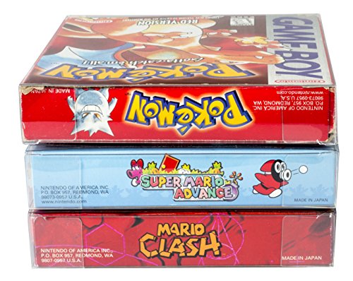 Image of Video Game Box Protector Compatible for Nintendo Game Boy and Game Boy Advance - 0.40 MM Thick, Acid-Free Clear PET, Collector Box Protective Plastic Case, Gameboy Protector by EVORETRO (Pack of 25)