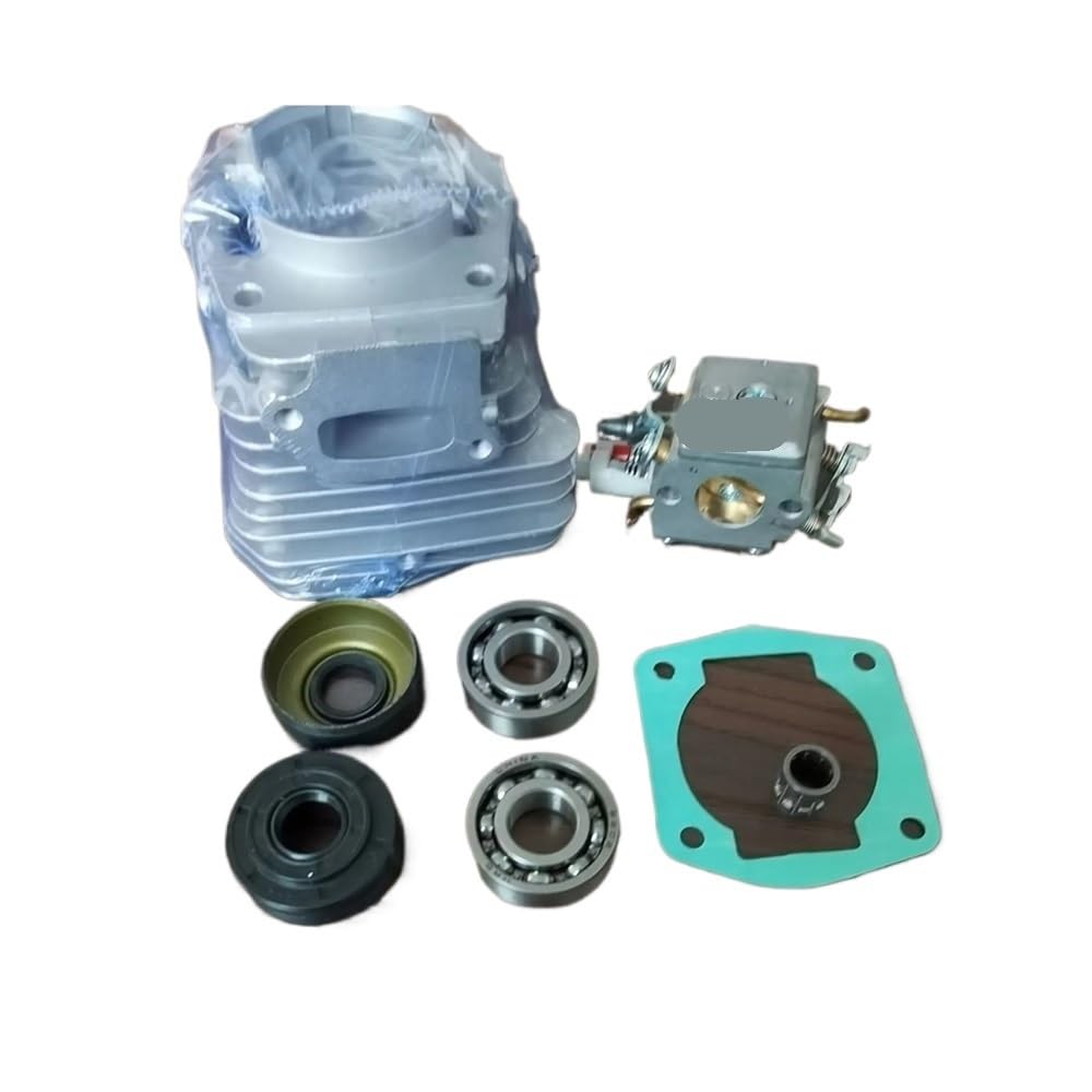 Kit de pistón de cilindro de 45 mm H353 repuesto de motor con rodamiento de carburador y retén