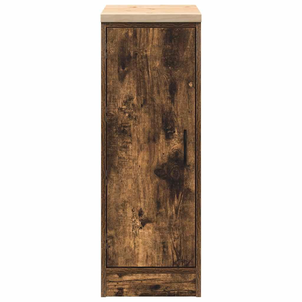 Armoire de Rangement de Garage chêne fumé 30x51x85 cm Bois pin,Entreprise & Industrie,Stockage Industriel,Armoires industrielles,18.1 kg-860557