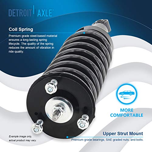 Image of Detroit Axle - V6 4x4 Front Suspension Kit for Toyota 1996-2002 4Runner 2 Ready Struts 4 Upper & Lower Ball Joints 4 Inner & Outer Tie Rods 4 Front Rear Sway Bars 1997 1998 1999 2000 2001 Replacement