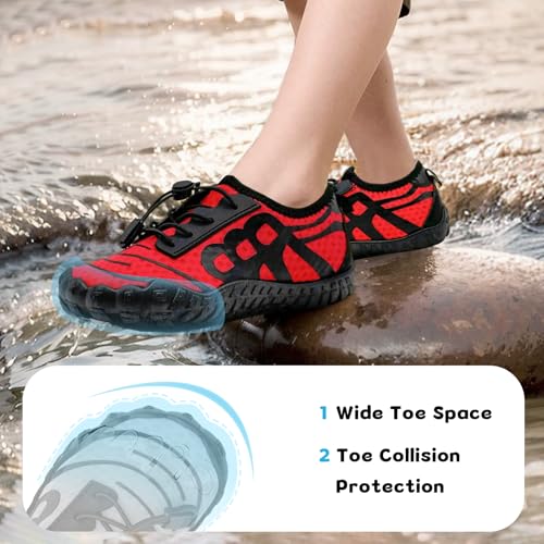 Barefoot Shoes for Women & Men - Minimalist Hiking/Trail Running Footwear with Wide Toe Box | Zero Drop Lightweight Breathable Quick-Dry Outdoor Sneakers (Size 3.5-11)4