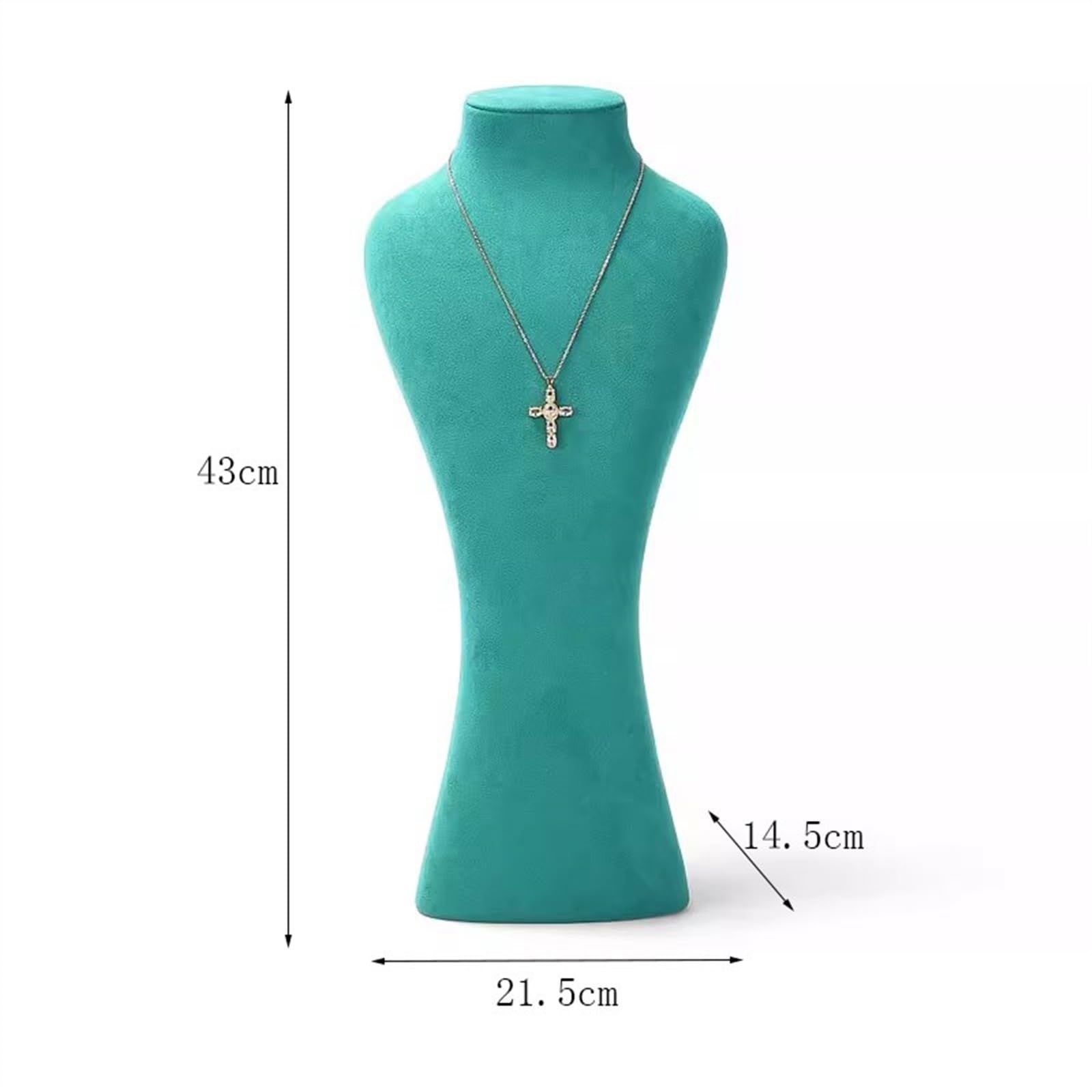 LLXYWJ Espositore per Gioielli Espositore per Gioielli Espositore per collane Vetrina per Gioielli Espositore per Busto Catena/Supporto per Pendente per Gioielli da Esposizione, Organizzatore di