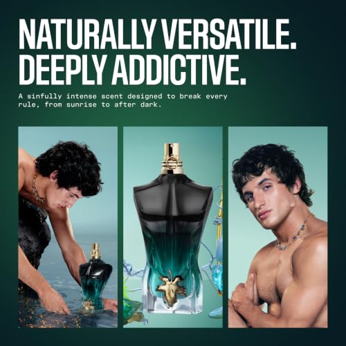 Image of Jean Paul Gaultier Le Beau Le Parfum Intense for Men | Long Lasting Woody Amber Men's Cologne Eau de Parfum, Coconut Wood, Tonka Bean & Sandalwood - Designer Fragrance Travel Spray