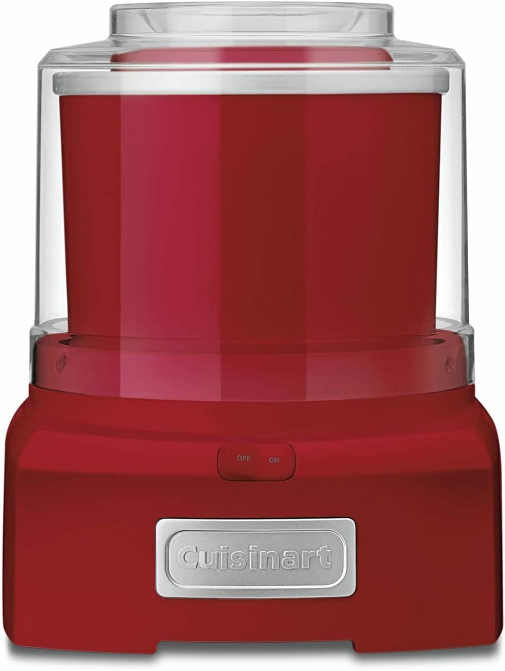 Ice Cream Maker Machine, 1.5 Quart Double Insulated Machine, Sorbet and Frozen Yogurt Maker, Ready in 20 Minutes, ICE-21RP1, Red