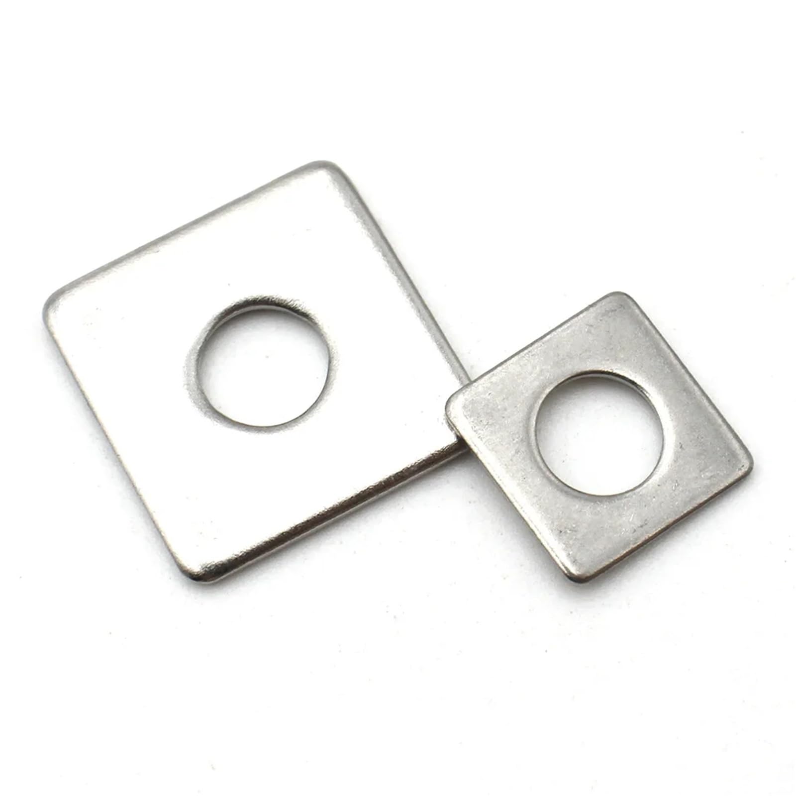 Arandelas de placa cuadrada de acero inoxidable, arandelas planas y cuadradas M3-M20 Acero inoxidable 304 Plata Paquete de 10(M8x25x2mm)