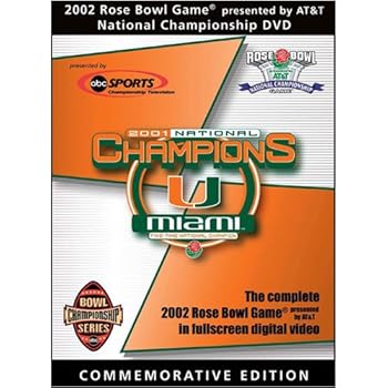 Health and Beauty Team Marketing 2002 Rose Bowl: Miami, FL vs. Nebraska Book