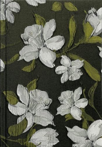 ipoul Flower Notebook, A5, 6x8, Hardcover, Lay Flat, Lined Paper, Ruled Page, Journal for Women, Writing Notebook, Pretty, Magnolia, Black, Birthday Gifts for Women, Mothers day Gifts