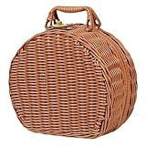 【Utilisation polyvalente】 : Cette valise tissée convient aux mariages, aux fêtes et aux occasions spéciales, comme coffret cadeau ou solution de rangement pour l'organisation de la maison.