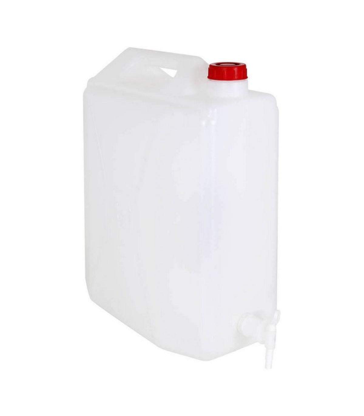 Inde 124009 Garrafa de Agua con Grifo, Blanco, Talla única