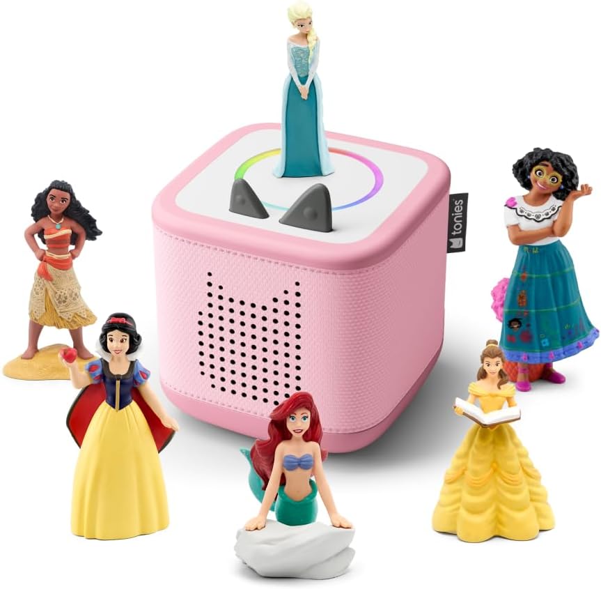 tonies Toniebox 2 Bundle Incl. 6 Disney Heldinnen ELSA, Ariel, Vaiana, Encanto, Anna, Schneewittchen