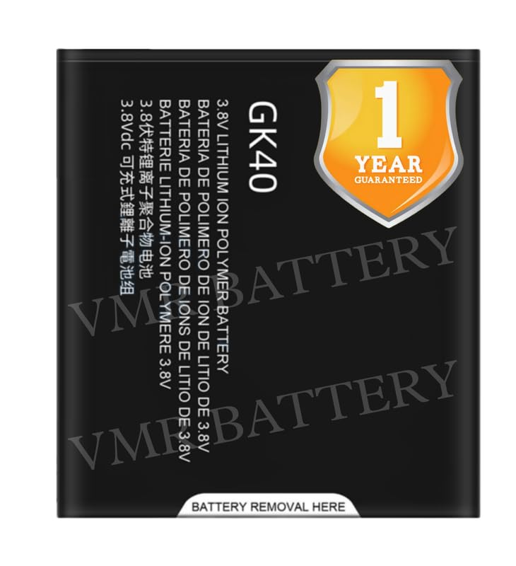 Image of Original GK40 Battery Compatible for Motorola Moto E3 | Moto E (3rd Gen.) (XT1700) | Moto E4 | Moto E (4th Gen.) (XT1763, XT1766) - (2800mAh) - 1 Year Warranty K7