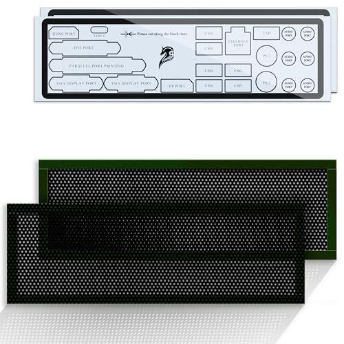 YIMATEECO Placa trasera de repuesto E/S, placa de protección I/O