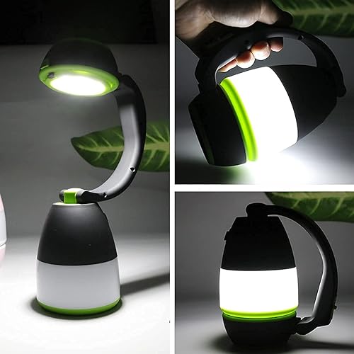 Miniatura 8 de Linterna de camping portátil para tienda de trabajo, atenuación de luz, lámpara de mesa de escritorio recargable, 5 modos, COB al aire libre, IP65,