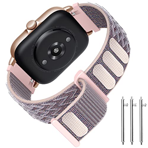 TOPsic Pulsera Amazfit GTS Correa, 20mm Nylon Pulseras para Galaxy Watch 4 40mm 44mm/Galaxy Watch Active 2 40mm 44mm/Galaxy Watch 4 Classic 42mm 46mm/Huawei GT2 42mm/Amazfit GTS/GTS 2e/GTS 3 Cover