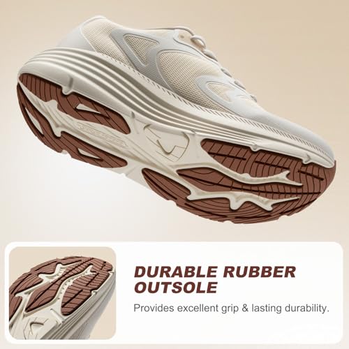 Image of ALEADER Womens Walking Shoes for 12-Hour Work Comfort, Anti-Fatigue Max Cushion Shoes for Standing All Day - Wide Fit for Nurses, Retail