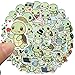 Cute Anime Turtle Waterproof Stickers for Kids Boys Girls, 50Pcs Kawaii Sea Turtle Vinyl Stickers Pack for Water Bottle,Laptop, Scrapbook, Skateboard, Tortoise Animals Party Favors