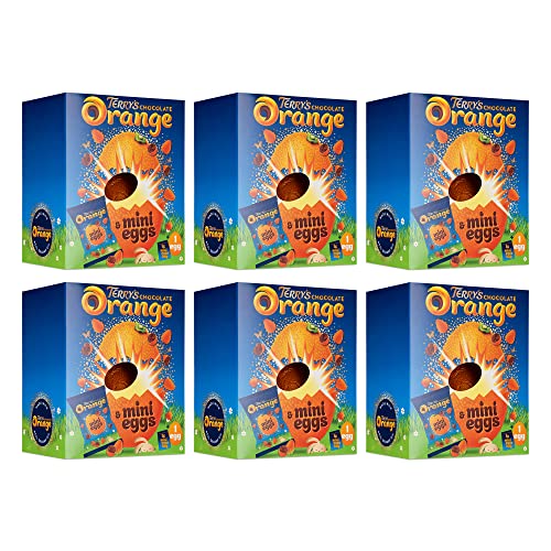 TERRYS CHOCOLATE ORANGE EASTER EGG 230g - WITH MINI EGGS BAG (6)