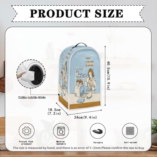 Funda para Licuadora con Estampado Cartoon, Poliéster miniatura 6