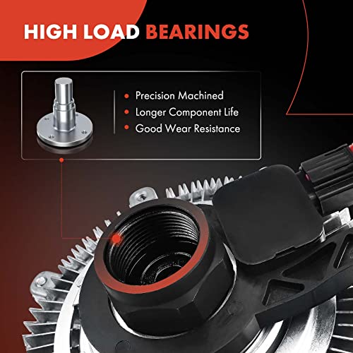 A-Premium Engine Cooling Fan Clutch Compatible With Lexus Sc300 1992-2000, Gs300 1993-1998 & Toyota Supra 1993-1998, L6 3.0L, Replace# 1621046042, 1621046030 #TOP4