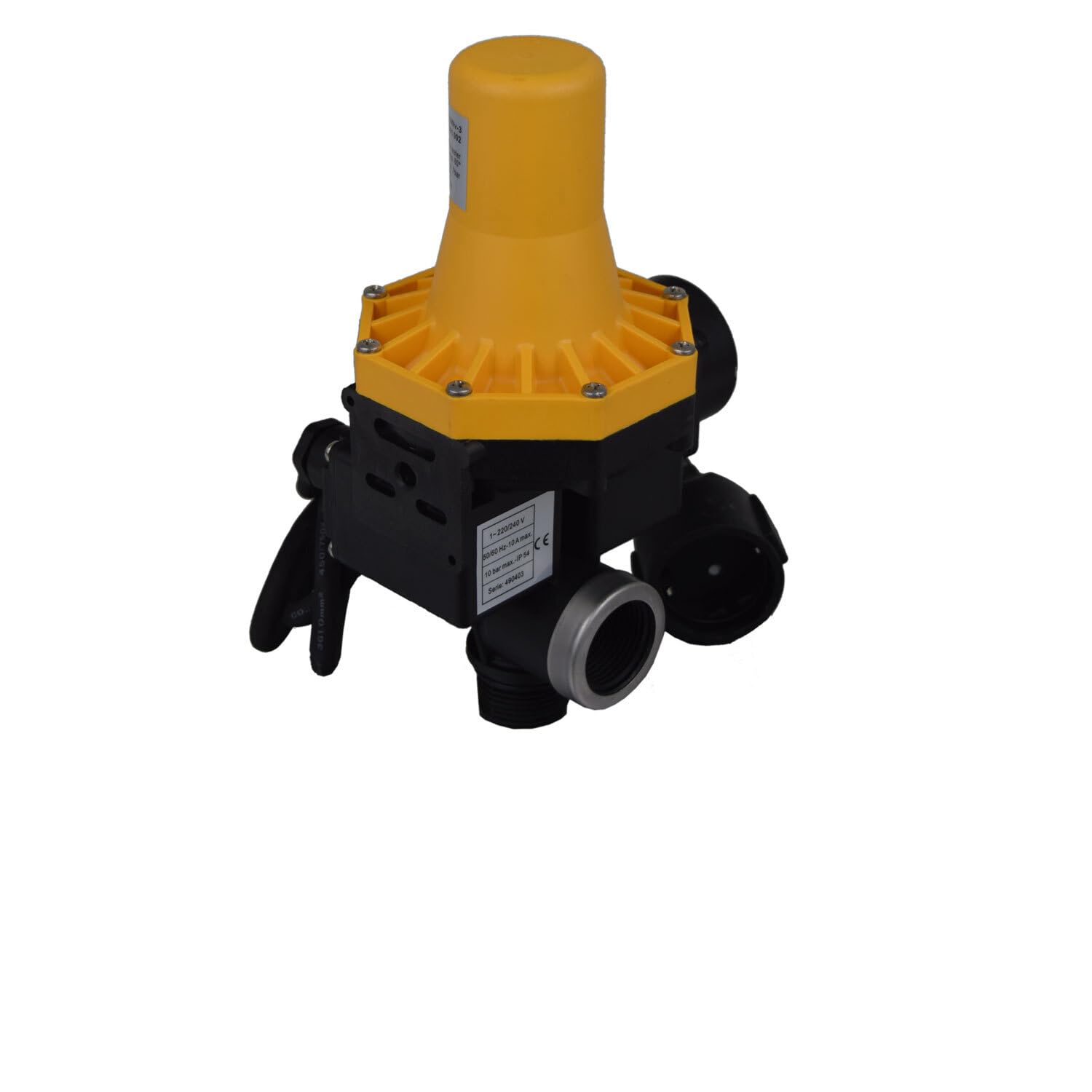 Agora-Tec® Pumpen Steuerung Druckschalter Durchflusswächter mit Trockenlaufschutz DWv-3 verkabelt
