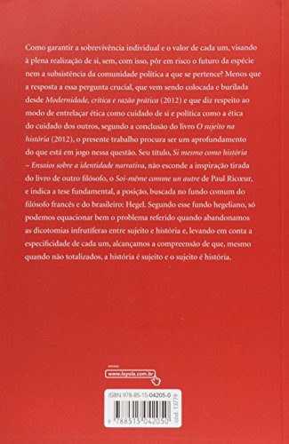 Si mesmo como história: Ensaios sobre a identidade narrativa: 27