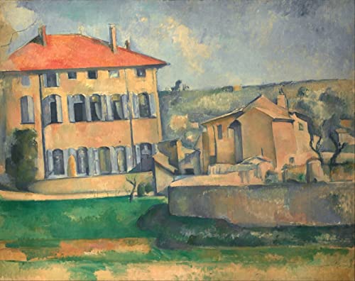 Toile Aix de Paul Cézanne 60x90cm tableau abstrait pour salon