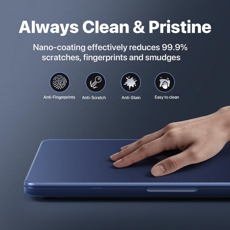 Image of Soonjet for MacBook Air 13 Inch Case M5-M2 2026-2022, Hard Shell Cover
