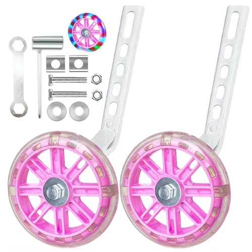 Image of Training Wheels for12 /14 /16 /18 /20 Inch Bicycle,Flash Mute Wheel | Flash Mute upgraded style Safely thickened