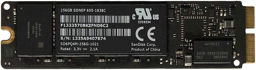for Apple 256GB SSD Hard Drive Suitable for MacBook Pro 13" A1502 MacBook 15" A1398 MacBook Air 11" 13" A1465 A1466 OSX Sierra Late 2013 2014 Mid 2015 (256gb)