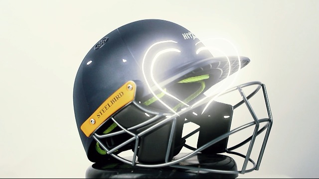 Buy Steelbird Cricket Helmet Blue with 