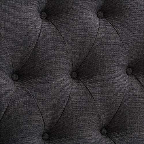 Corliving Calera Tufted Dark Gray Fabric Headboard - Single/Twin #TOP3