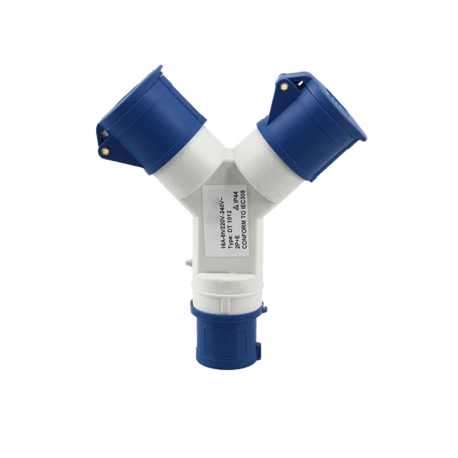 IP44 Conexión trifásica para enchufe de alimentación industrial tipo Y | 3P32A 1-2