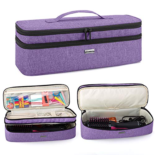 Sac de rangement pour brosse électriques et soufflante Teamoy violet anti-choc pour picots