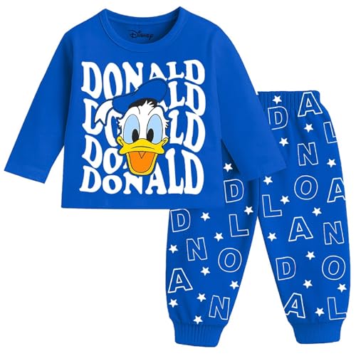 Image of Kuchipoo Disney Boys Cotton T-Shirts and Pyjamas Set - Pack of 2