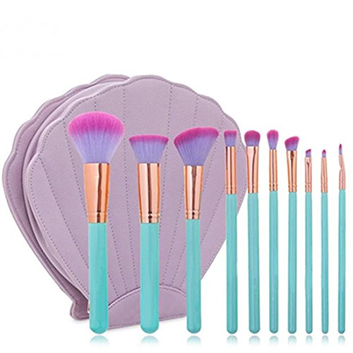 Deals Ulta-Chic Heart Shell Makeup Brush Set By My Brush Set