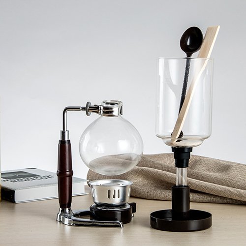 Cosy-YcY Coffee Maker 5-Cup Coffee Syphon / Vacuum Glass Coffee Maker Coffee Brewer (Coffee Syphon)