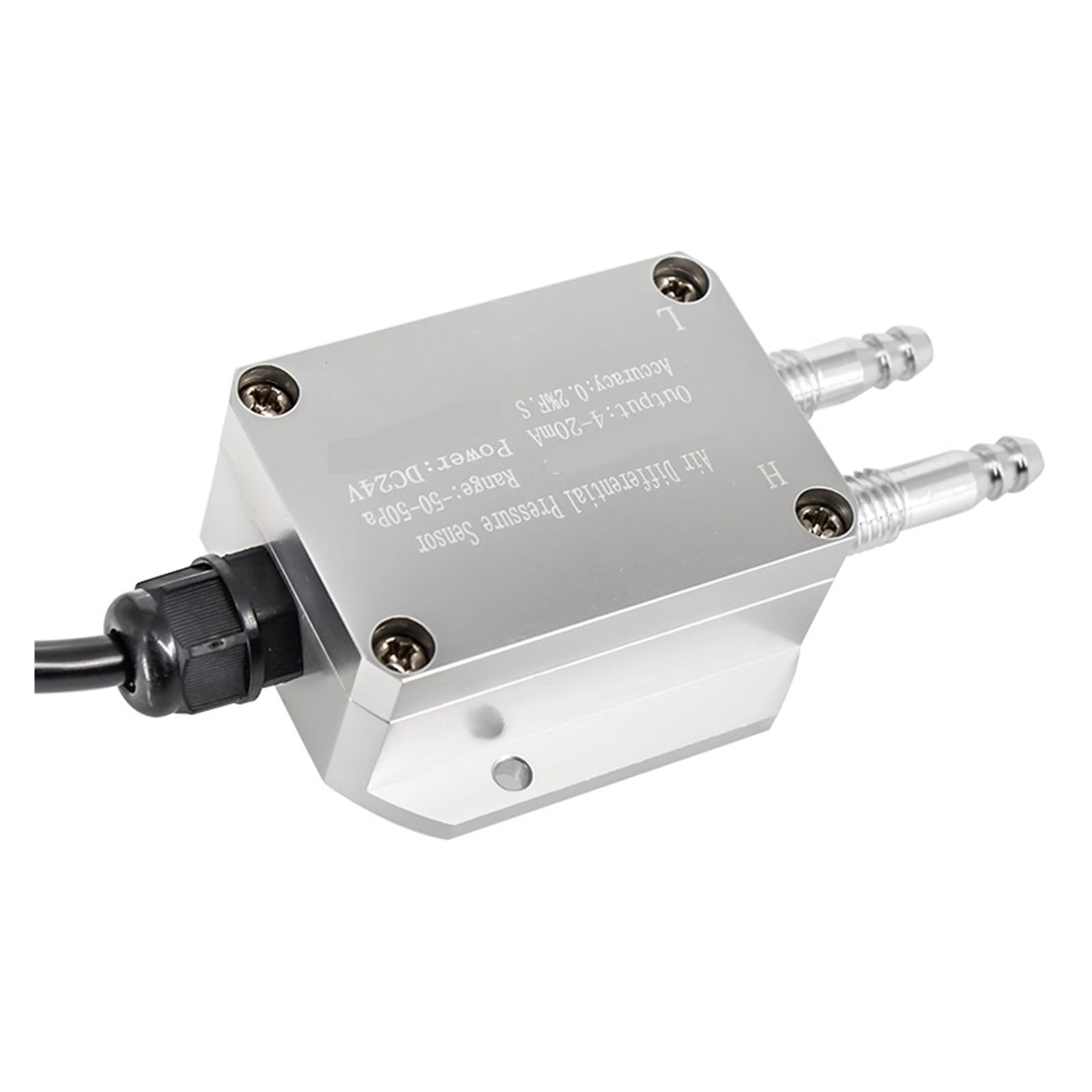 Przetwornik różnicy ciśnień Cyfrowy przetwornik różnicy ciśnień z wyświetlaczem LCD 4-20 mA 0-10 V RS485(RS485,-10-10Kpa)
