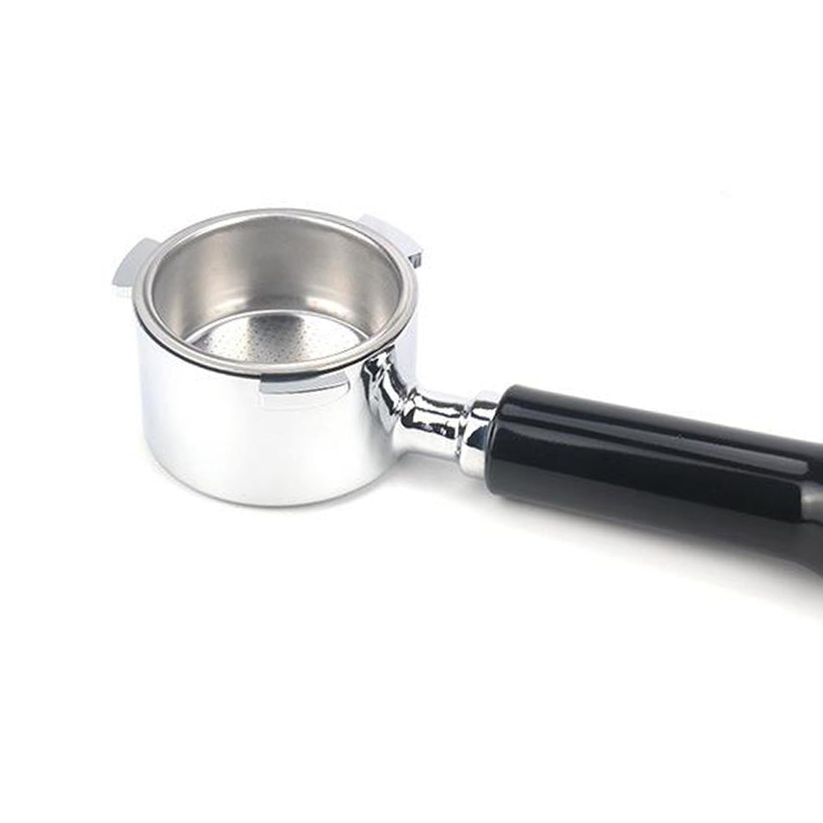 Gralara Kit de Portafiltro Bottomless de 51mm con Tamper de Acero Inoxidable Y Distribuidor de Café con Mango de Madera Maciza para Máquinas de Café
