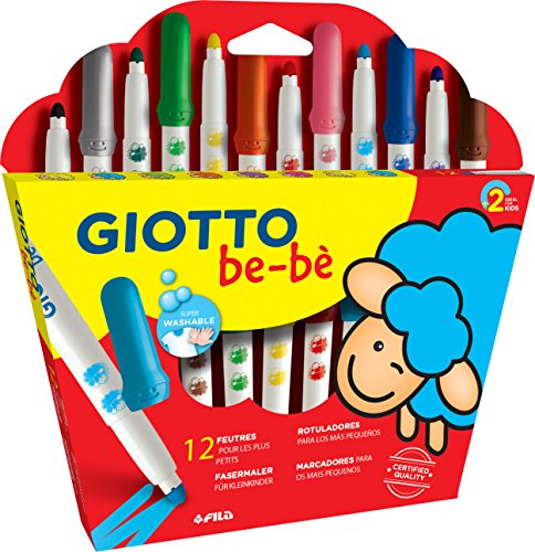 Giotto be-bè 469900 Coffret de 12 maxi feutres pour les plus petits