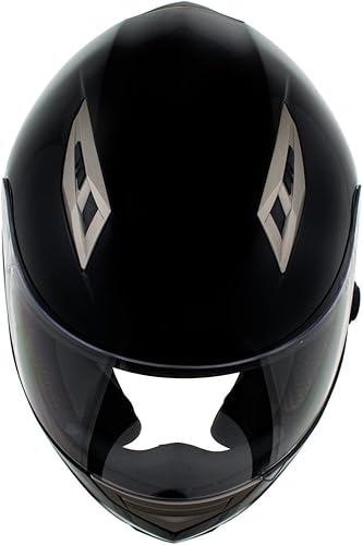 Miniatura 6 de Milwaukee Helmets H510 Casco de motocicleta de cara completa 'Chit-Chat' negro brillante con intercomunicador, altavoz y micrófono integrados para