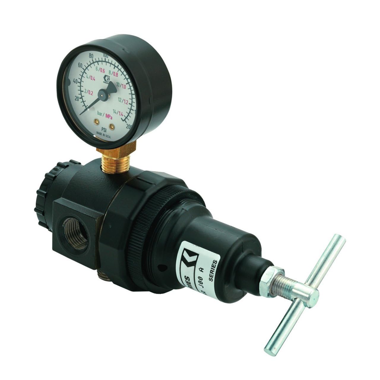 Graco 109075 3/8 Air Regulator With Guage